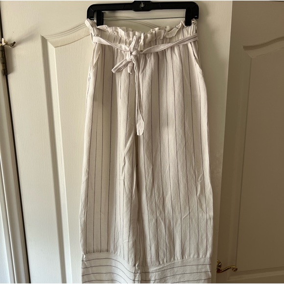 Wide Leg Linen Pants - Picture 1 of 2